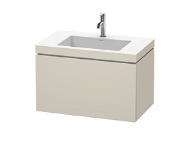 Тумба под раковину Duravit L-Cube LC6917O9191, серо-коричневый матовый