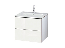 Тумба под раковину Duravit L-Cube LC624002222, белый глянцевый