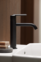 Смеситель для раковины Duravit Balcoon BA1043002046, черный матовый