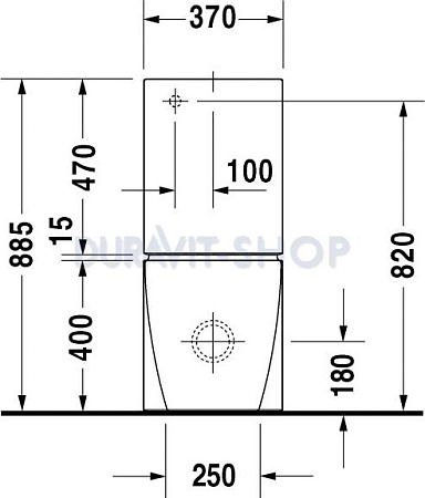 Чаша унитаза Duravit Starck 2 2129090000 - duravit shop