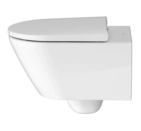 Унитаз подвесной Duravit D-Neo 45770900A1 Rimless, безободковый, сиденье микролифт, белый - duravit shop