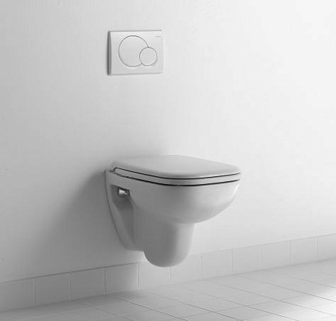 Крышка-сиденье Duravit D-Code 0067390000 с микролифтом петли хром (уцененный товар) - duravit shop