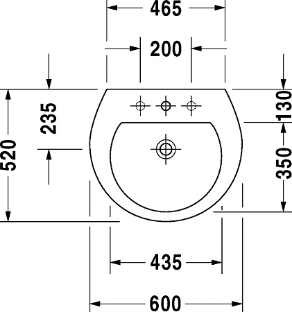 Раковина Duravit Darling New 2621600000 60 см - duravit shop