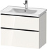 Тумба для комплекта 80 см Duravit D-Neo DE435502222 белый глянец