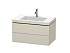Тумба под раковину Duravit L-Cube LC6927O9191, серо-коричневый матовый