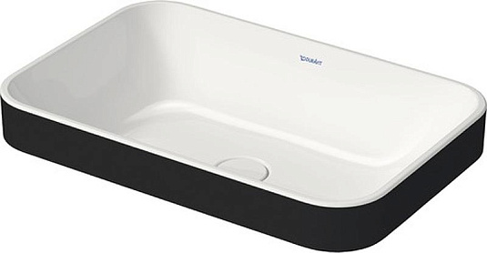 Раковина Duravit Happy D.2 Plus 60 2359606100, антрацит матовый/белый - duravit shop