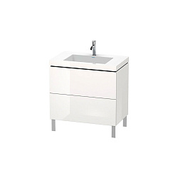 Тумба под раковину Duravit L-Cube LC6937O2222/UV999200000, белый глянцевый