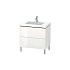 Тумба под раковину Duravit L-Cube LC6937O2222/UV999200000, белый глянцевый