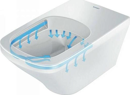 Унитаз подвесной Duravit Vero Air Rimless 2525590000 безободковый - duravit shop