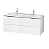 Тумба под раковину Duravit L-Cube LC625802222, белый глянцевый
