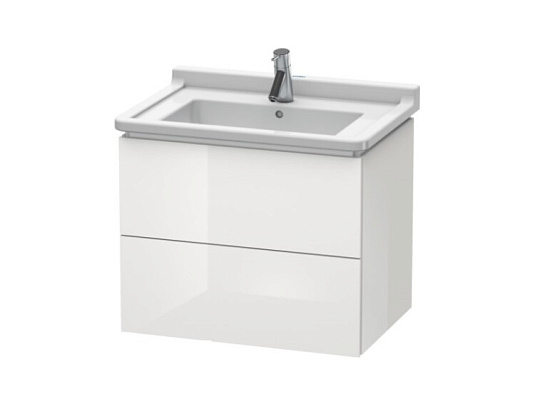 Тумба под раковину Duravit L-Cube LC626402222, белый глянцевый - duravit shop