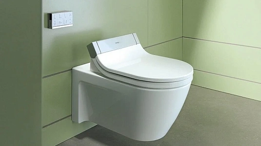 Электронный унитаз Duravit Darling New 2544590000 подвесной, крышка сиденье с функцией биде - duravit shop