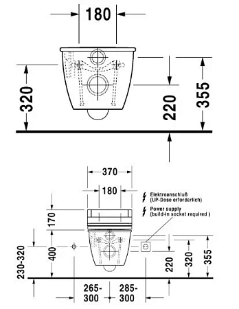 Подвесной унитаз Duravit Darling New 2544090000 - duravit shop