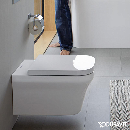 Унитаз подвесной Rimless Duravit P3 Comforts Rimless 2561090000 безободковый - duravit shop