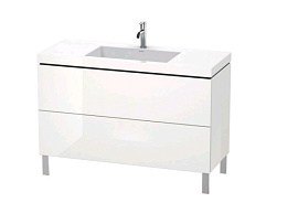 Тумба под раковину Duravit L-Cube LC6939O2222, белый глянцевый