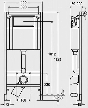 Инсталляция Viega с унитазом Duravit Duraplus Colomba 2547090000, сиденье микролифт, комплект - duravit shop