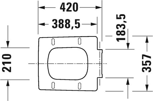 Крышка-сиденье Duravit Viu 0021290000 с микролифтом, белый - duravit shop