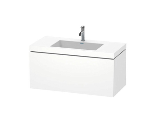 Тумба под раковину Duravit L-Cube LC6918O1818, белый матовый - duravit shop