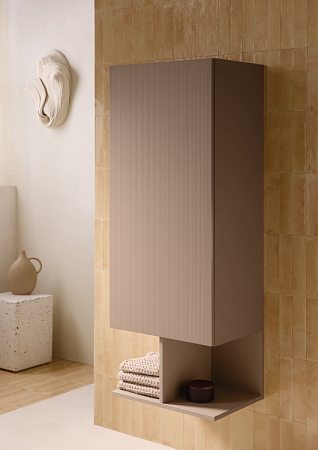 Шкаф-пенал Duravit Balcoon BA1302RJGIG0000, Slate Brown Matt Decor/Slate Brown Structured Matt Decor - duravit shop