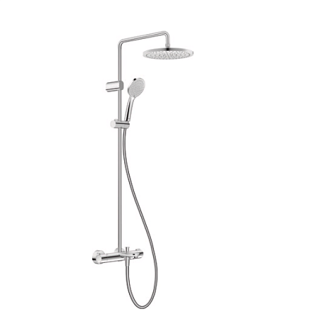 Душевая стойка Duravit Wave WA5280008C10, хром - duravit shop