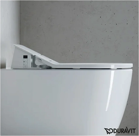 Подвесной унитаз Duravit Me by Starck 2528590000 Rimless с крышкой-сиденьем SensoWashSlim 611000002000300 Soft close, с функцией биде - duravit shop