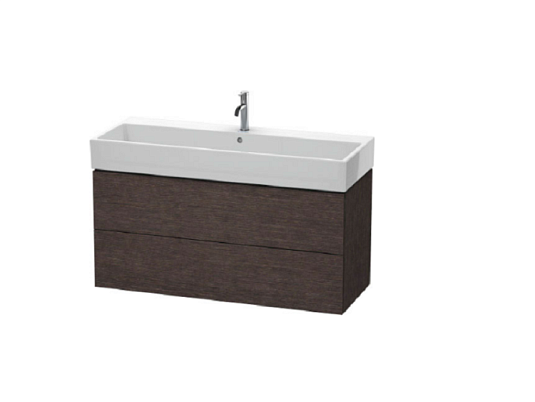 Тумба под раковину Duravit L-Cube LC627907272, дуб тёмный брашированный - duravit shop