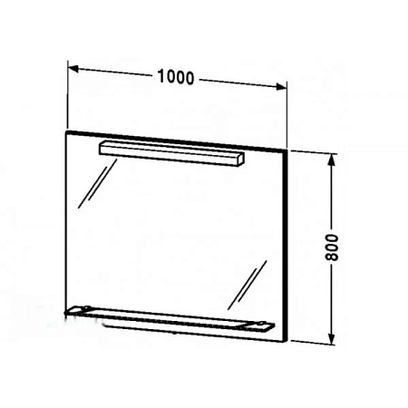 Зеркало Duravit X-Large XL721302222 белый - duravit shop