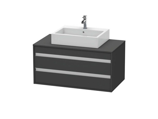 Тумба под раковину Duravit Ketho KT665504949, графит матовый - duravit shop