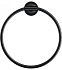 Полотенцедержатель Duravit Starck T 0099474600 кольцо, черный матовый