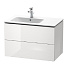 Тумба под раковину Duravit L-Cube LC629102222, белый глянцевый