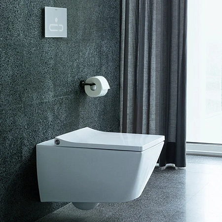 Подвесной унитаз Duravit Viu 25110900001 37 x 57 см безободковый, с креплением Durafix, с покрытием WG, белый - duravit shop