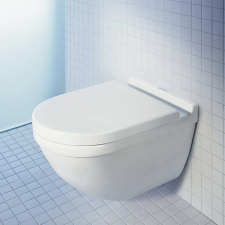 Унитаз подвесной Duravit Starck-3 Rimless 2527090000 безободковый - duravit shop