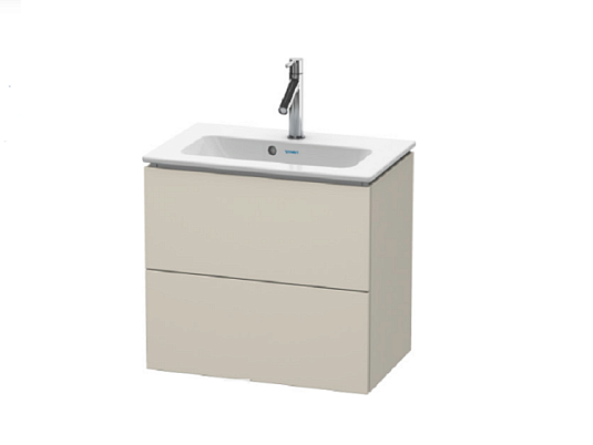 Тумба под раковину Duravit L-Cube LC625609191, серо-коричневый матовый - duravit shop