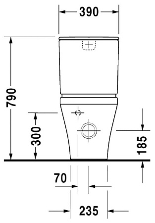 Унитаз-компакт Duravit DuraStyle 215509 с бачком 0935100005 - duravit shop