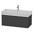Тумба под раковину Duravit L-Cube LC617804949, графит матовый