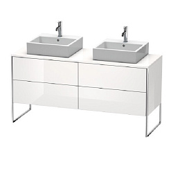 Тумба под раковину Duravit XSquare XS4927B2222, белый глянцевый