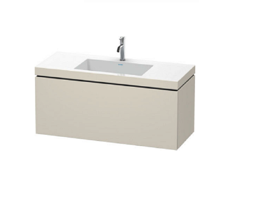 Тумба под раковину Duravit L-Cube LC6919O9191, серо-коричневый матовый - duravit shop
