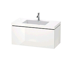 Тумба под раковину Duravit L-Cube LC6918N4343, базальт матовый
