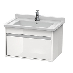 Тумба под раковину Duravit Ketho KT666402222, белый глянцевый