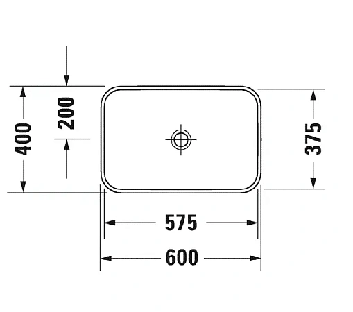 Раковина накладная Duravit Happy D.2 Plus 23596000001 белый - duravit shop