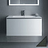 Тумба с раковиной Duravit L-Cube LC6141 83 коричневая сосна