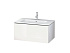 Тумба под раковину Duravit L-Cube LC614108585, белый глянцевый лак