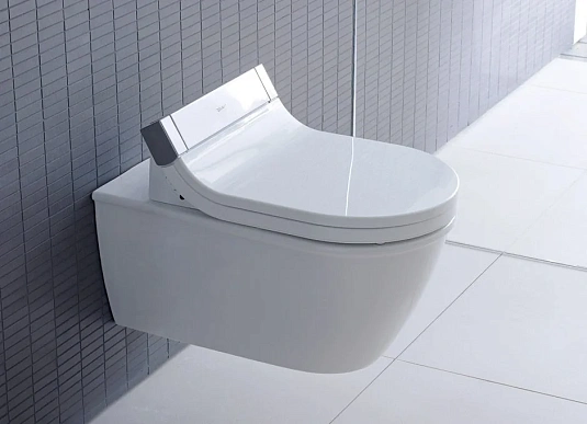 Электронный унитаз Duravit Darling New 2544590000 подвесной, крышка сиденье с функцией биде - duravit shop