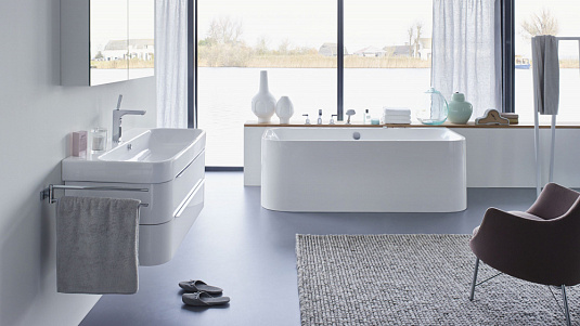 Тумба с раковиной Duravit Happy D.2 65 белая - duravit shop