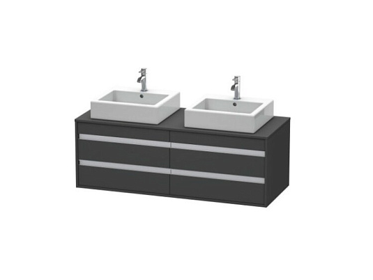 Тумба под раковину Duravit Ketho KT6657B4949, графит матовый - duravit shop