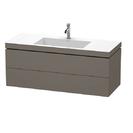 Тумба под раковину Duravit L-Cube LC6929O9090, фланелево-серый шелковисто-матовый - duravit shop