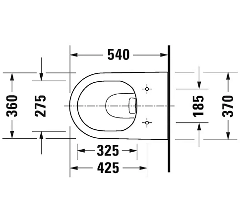 Унитаз подвесной Duravit D-Neo 45770900A1 Rimless, безободковый, сиденье микролифт, белый - duravit shop