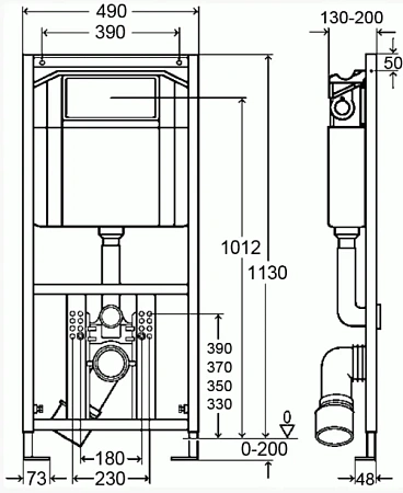 Инсталляция Viega с унитазом Duravit Me by Starck 2528090000, сиденье микролифт, комплект - duravit shop