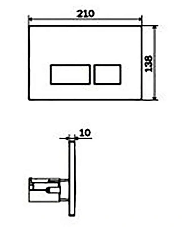 Инсталляция Am.Pm с унитазом Duravit STARCK 3 2227090000, сиденье микролифт клавиша белая, комплект - duravit shop