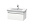 Тумба под раковину Duravit Durastyle DS638101818, белый матовый
